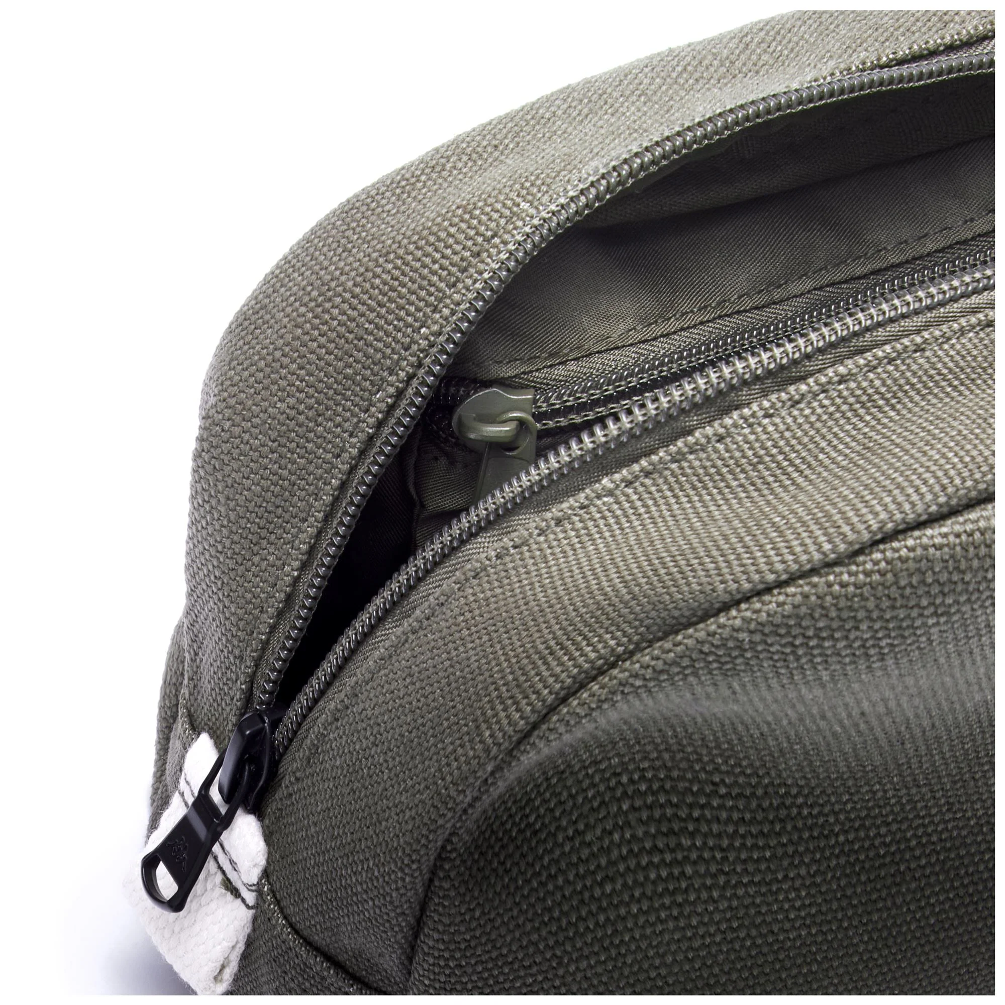MOGWAI CANVAS - Small Accessories - BEAUTY CASE - Unisex - GREEN MILITARY-WHITE NATURAL - Image 3
