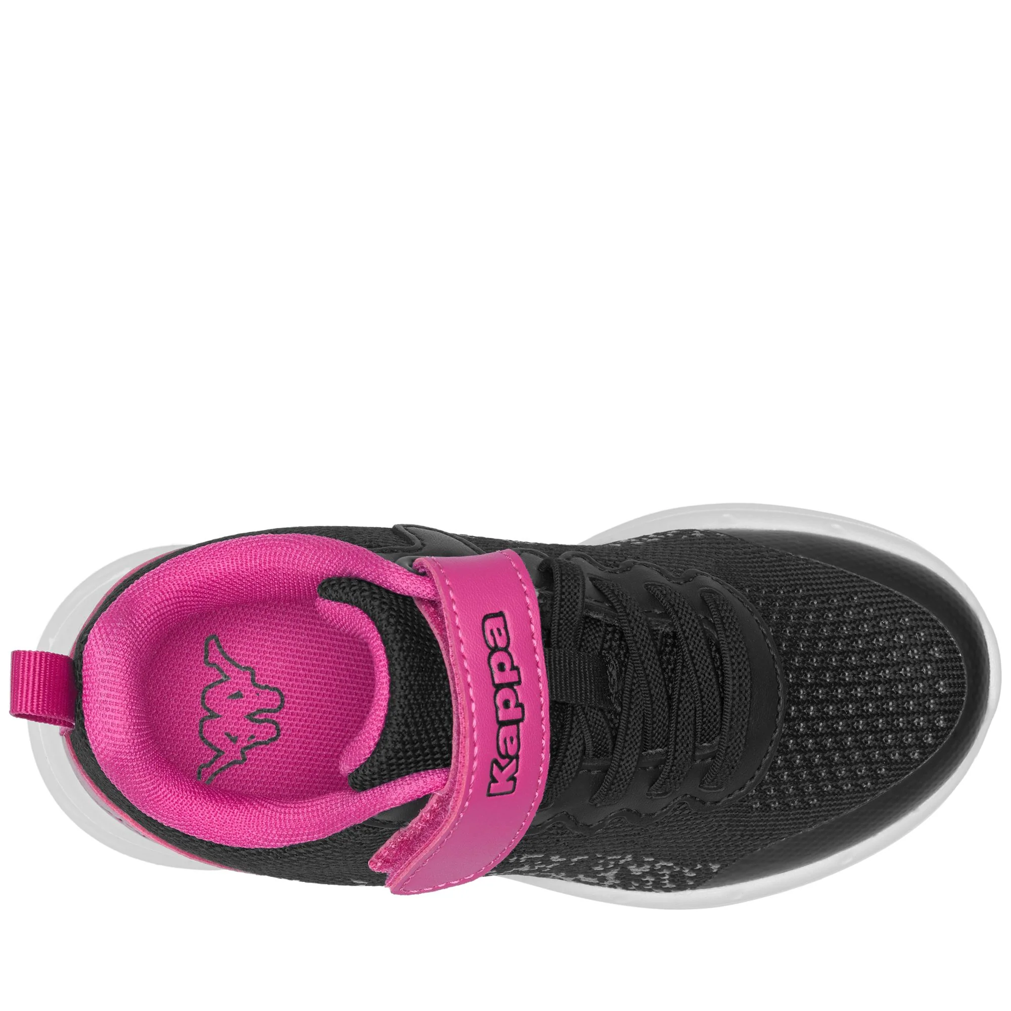 LOGO  POSTIE EV KID - Sneakers - Low Cut - Kid unisex - BLACK-FUCHSIA BRIGHT ROSE - Image 2