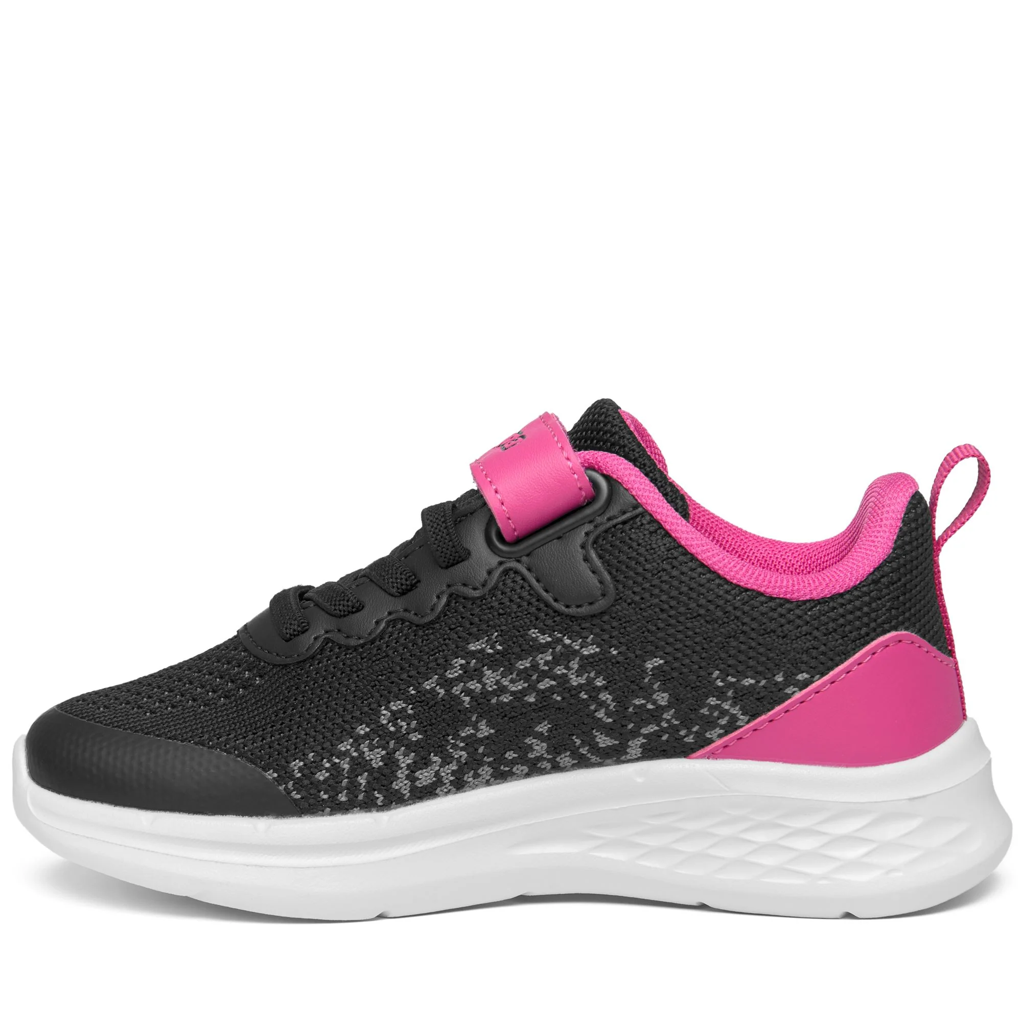 LOGO  POSTIE EV KID - Sneakers - Low Cut - Kid unisex - BLACK-FUCHSIA BRIGHT ROSE - Image 4