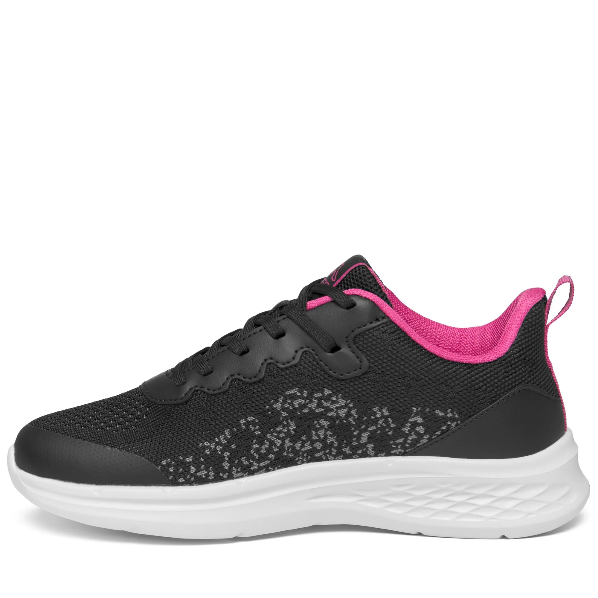 LOGO POSTIE JR - Sneakers - Low Cut - Kid unisex - BLACK-FUCHSIA BRIGHT ROSE - Image 4