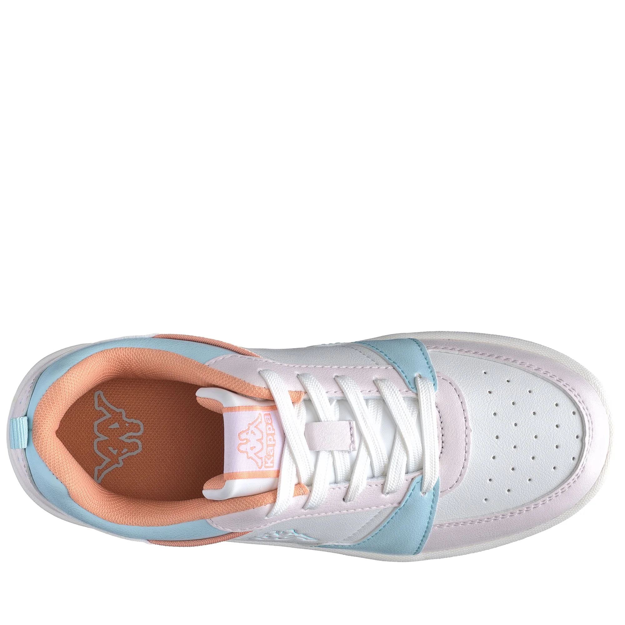 LOGO SHAY KID - Sneakers - Low Cut - Kid unisex - WHITE-PINK CALCITE-AZURE CELESTE - Image 5
