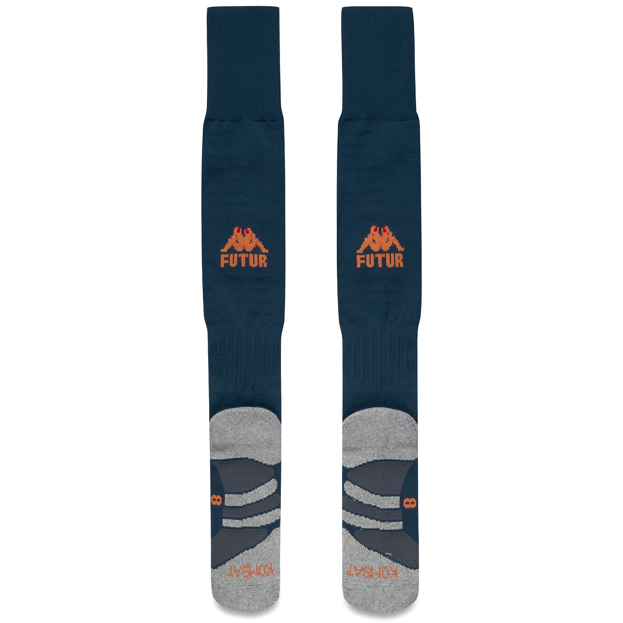 KOMBAT SPARK PRO GENOA 1PACK - Socks - Knee High Sock - Man - Blue Dk-Orange Popsicle - Image 2