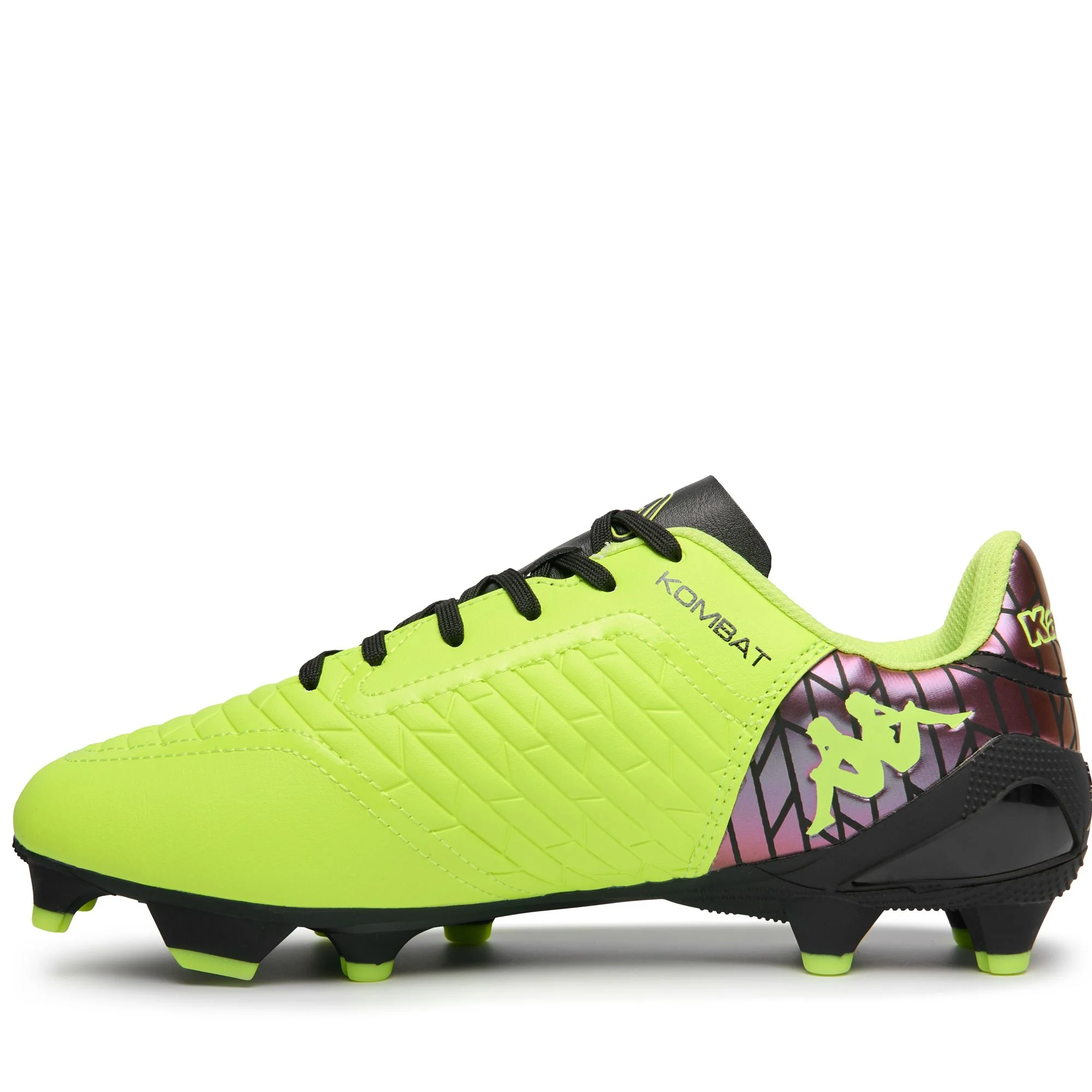 KOMBAT PLAYER BASE FG - Sport Shoes - Low Cut - Man - NEON Yellow-Black - Image 4
