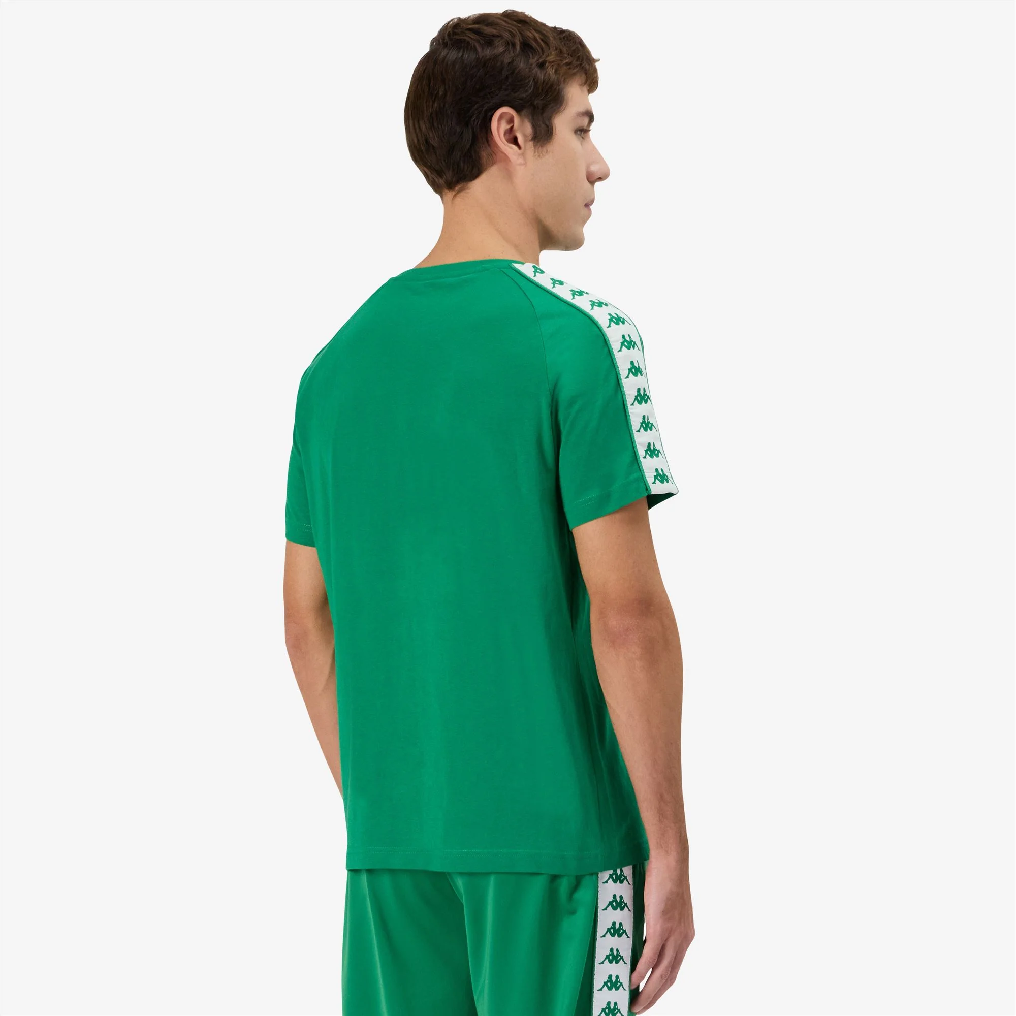 222 BANDA COEN SLIM - T-ShirtsTop - T-Shirt - Man - GREEN TEE-WHITE - Image 6