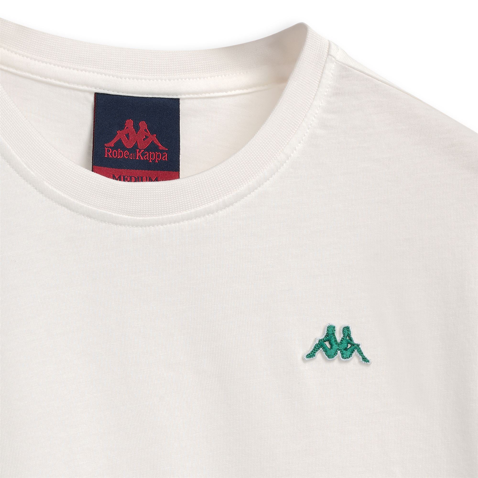 LUC - T-Shirts & Top - T-Shirt - Man - White Cloud-Green College - Image 3