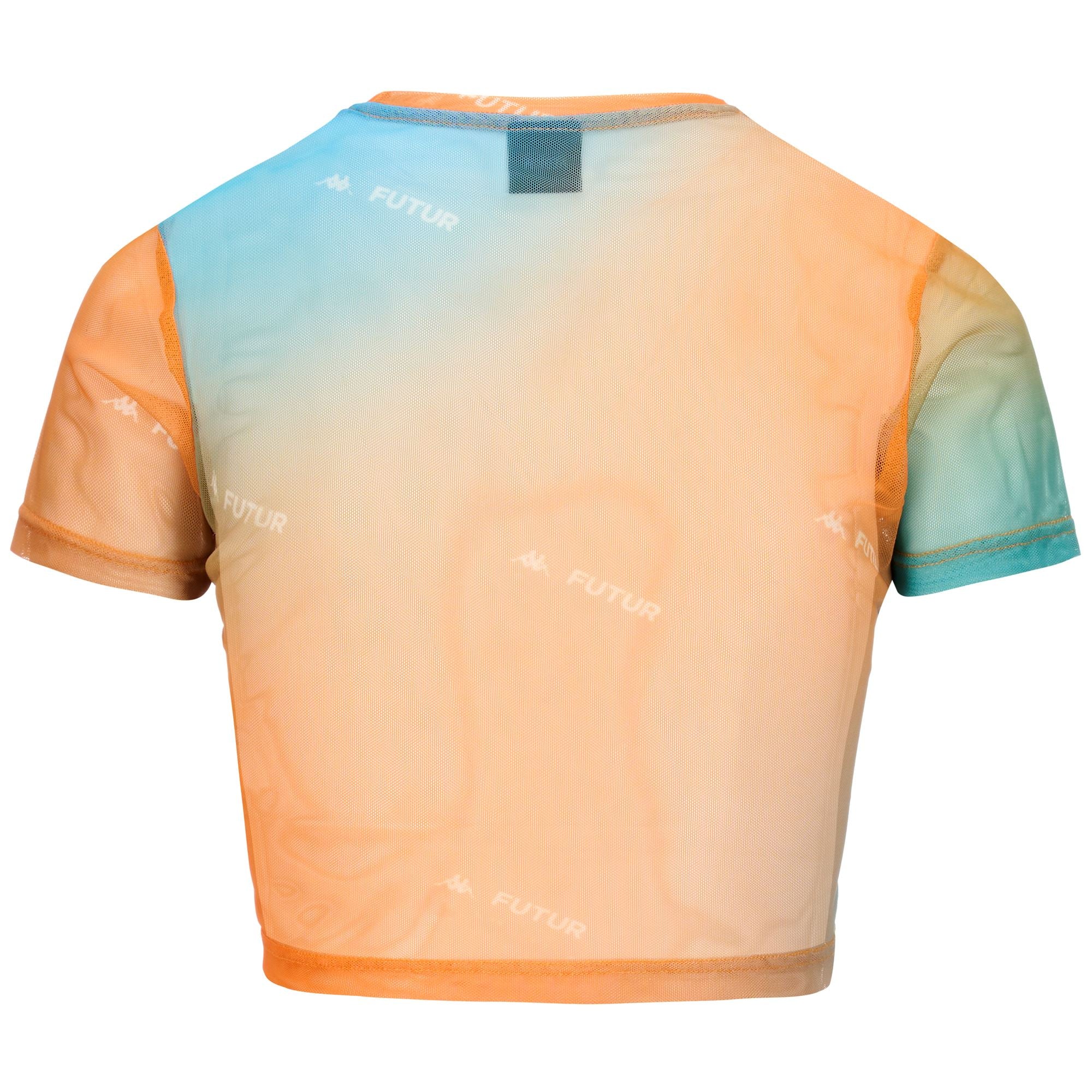DOAL KFF - T-ShirtsTop - Top - Woman - ORANGE-TURQUOISE-WHITE - Image 3