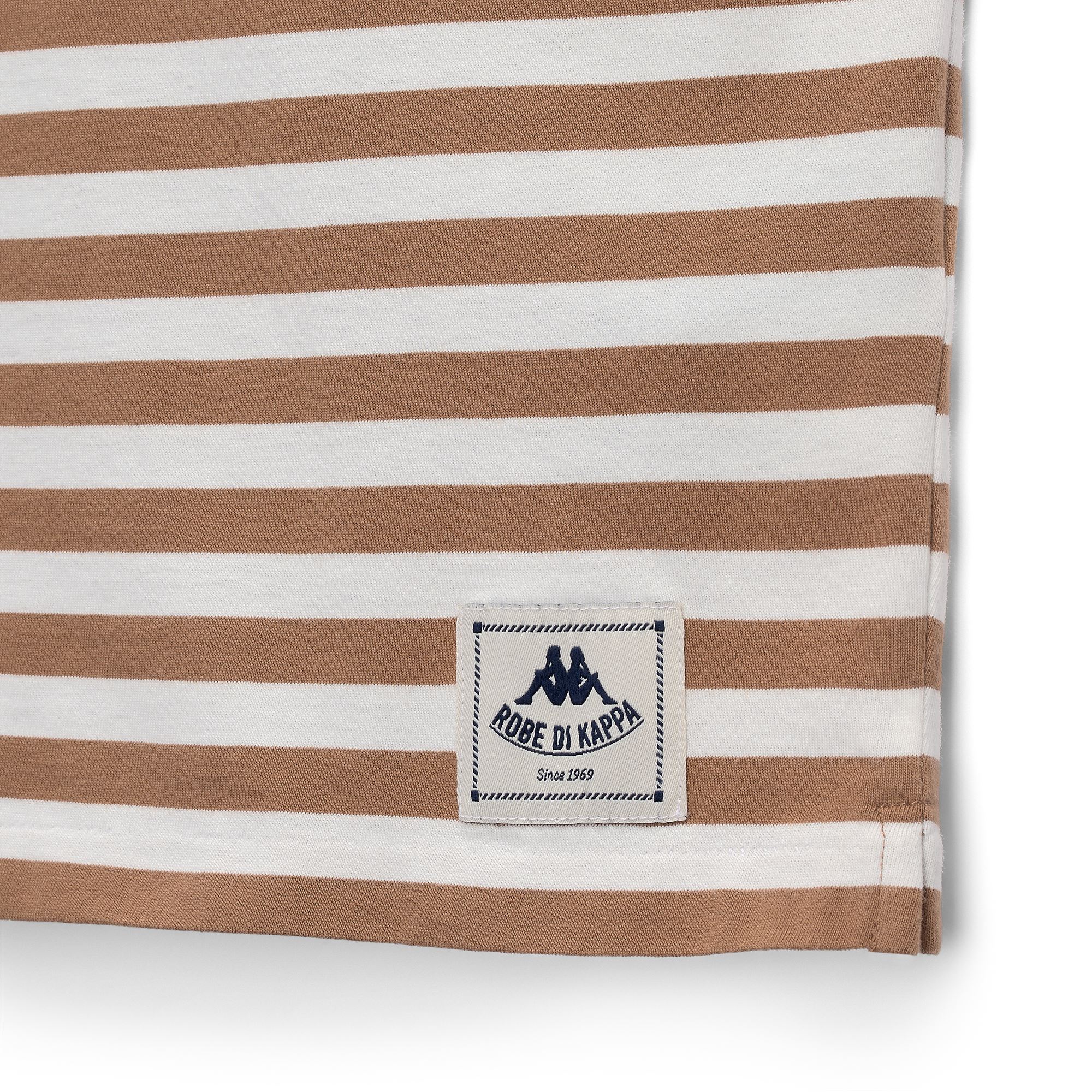 FABRICIA - T-ShirtsTop - T-Shirt - Woman - BROWN TANNO-WHITE NATURAL - Image 3